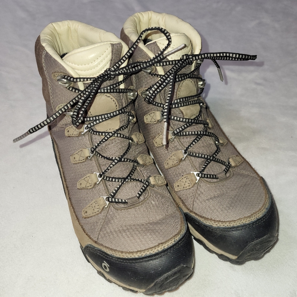 Oboz Juniper Mid B-Dry Waterproof Hiking Boots Women's Size‎ 10.5 Tan Brown